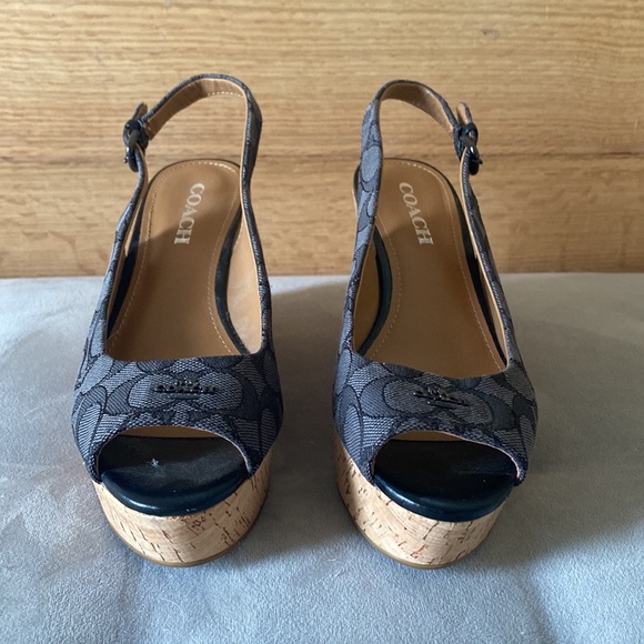 Coach Cork Wedges - Picture 2 of 3